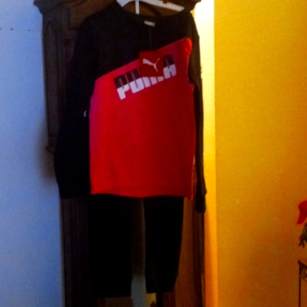 2 piece sweat suit girls size 6